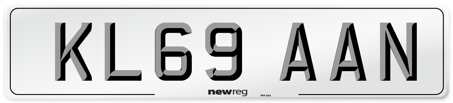 KL69 AAN Number Plate from New Reg